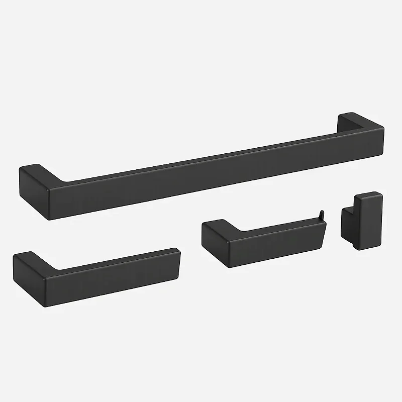 Hídrica Metais Kit Acessórios Banheiro Rounded Aço Inox 304