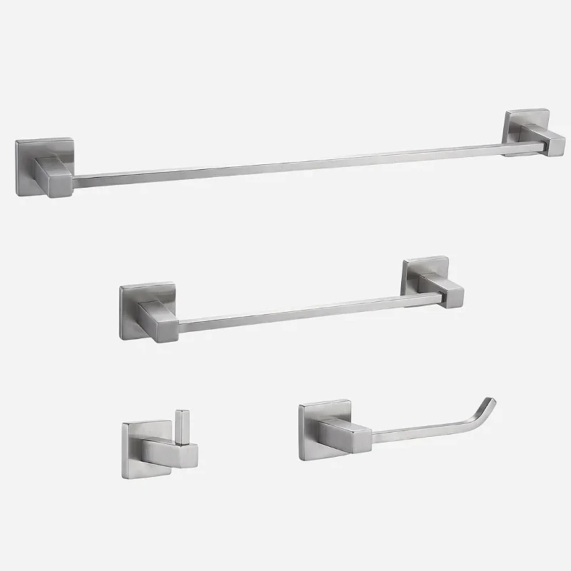 Hídrica Kit de Acessórios para Banheiro Square 4 Peças