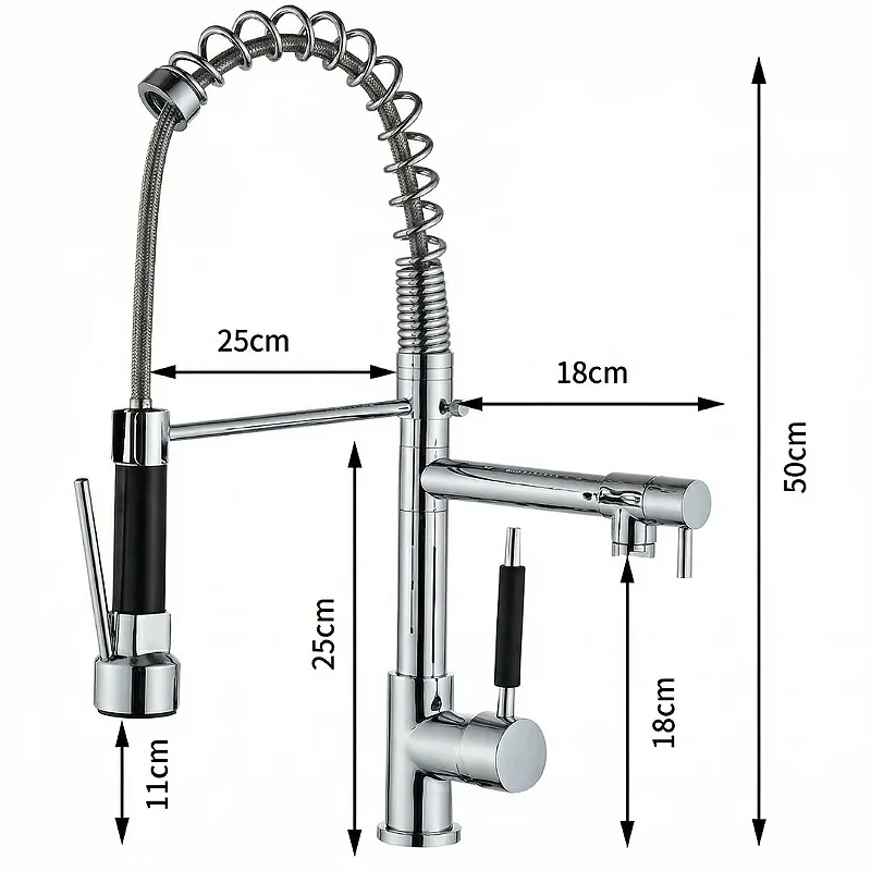 Hídrica Torneira Gourmet Monocomando Artisan Bica Dupla