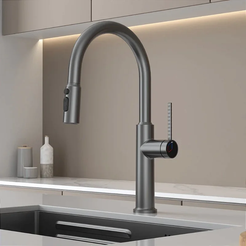 Hídrica Torneira Monocomando Cozinha Minimalista Extensível