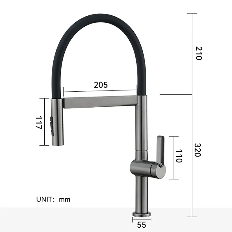 Hídrica Torneira Gourmet Monocomando Orbe Flex