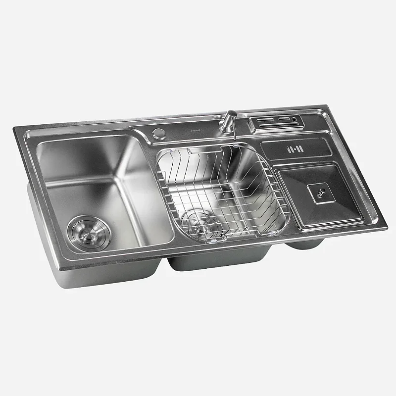 Hídrica Metais Cuba Noronha 91x43 Aço Inox com Acessórios