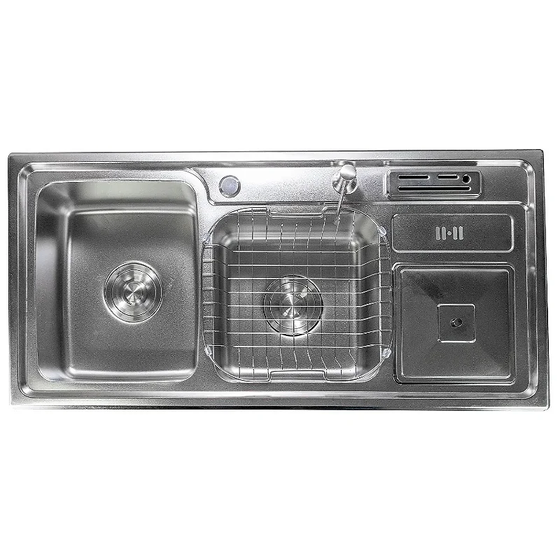 Hídrica Metais Cuba Noronha 91x43 Aço Inox com Acessórios