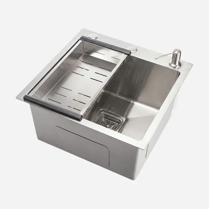 Hídrica Metais Cuba Gourmet Square 44x44 Inox 304