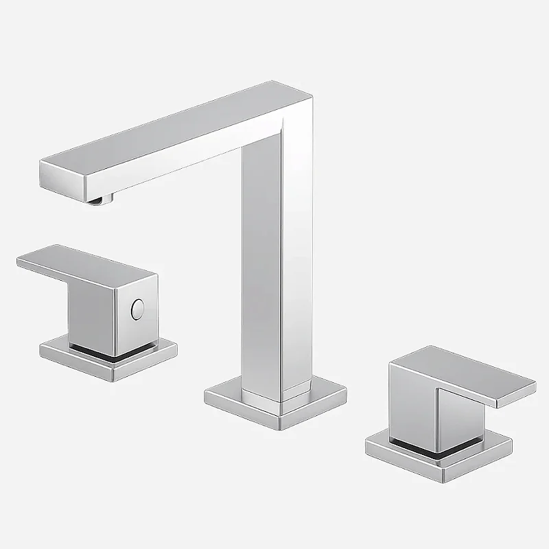Hídrica Metais Misturador Duplo Comando Madrid Inox
