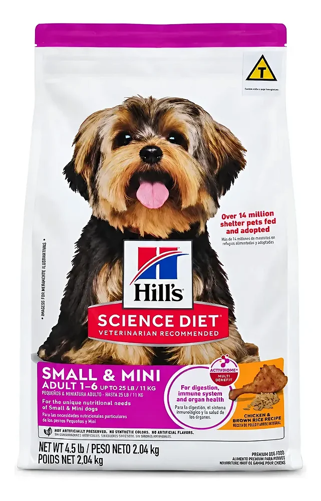 Ração Hill's Science Diet para Cães Adulto Pequenos e Mini 2.4 Kg