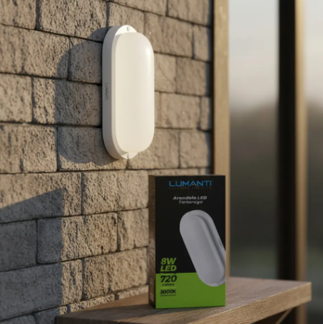 Arandela LED Tartaruga 8w