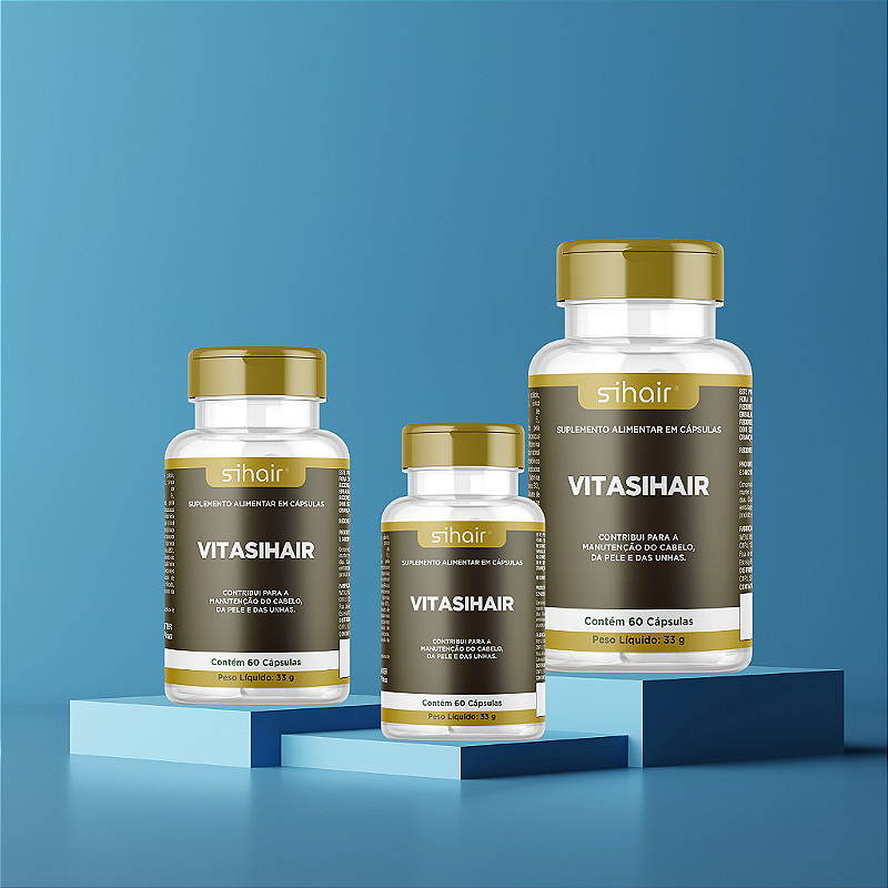 Vitasihair - Cabelos volumosos - 60 cápsulas