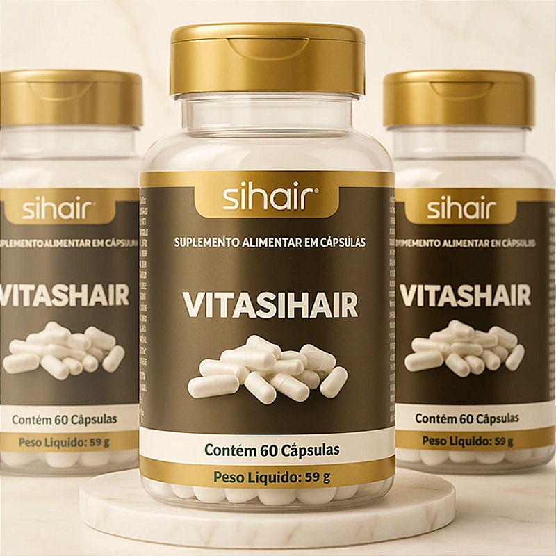 Vitasihair - Cabelos volumosos - 60 cápsulas