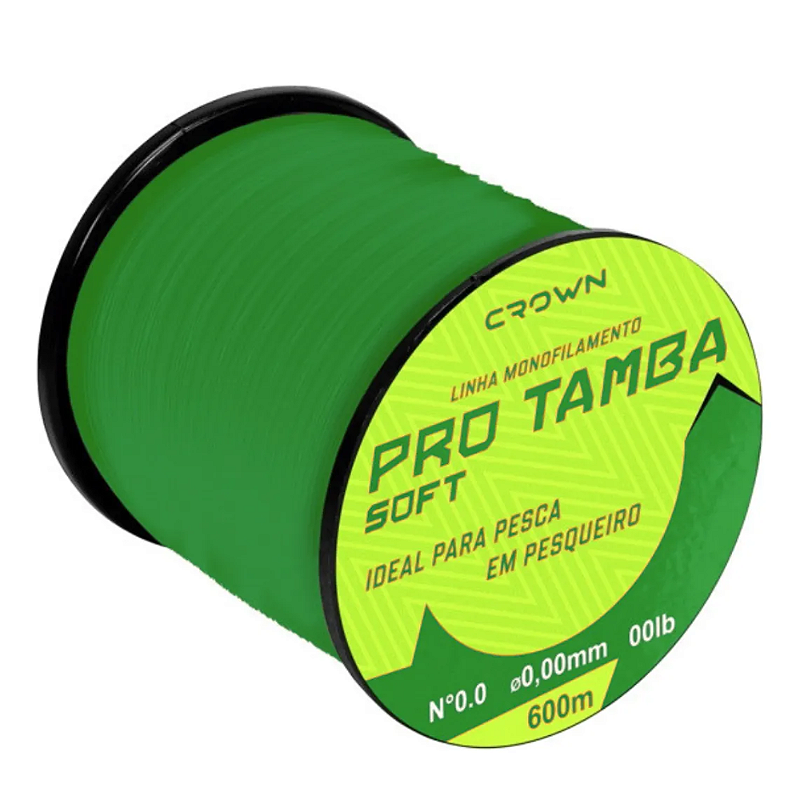 CROWN LINHA PRO TAMBA SOFT GREEN - 0,40MM 600MT