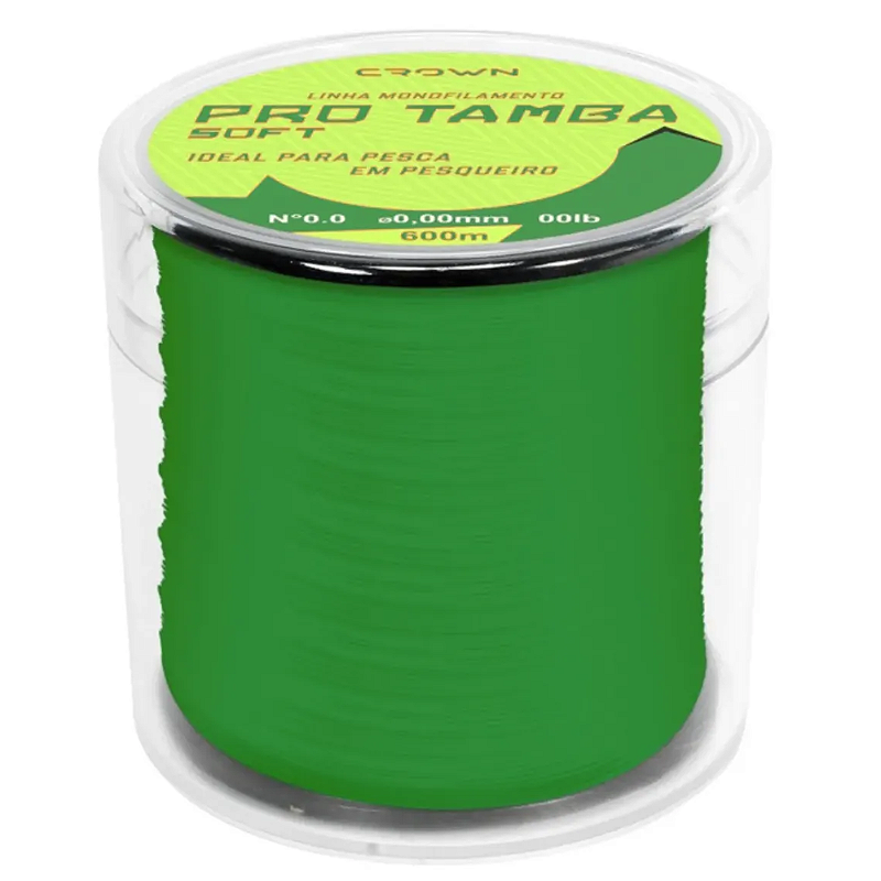 CROWN LINHA PRO TAMBA SOFT GREEN - 0,40MM 600MT