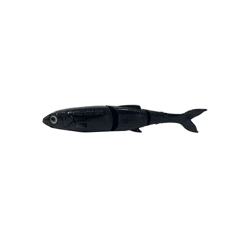 MONST5ER 3X FISHING ISCAS SHADS BIG ACTION 16CM BLACK 2UN