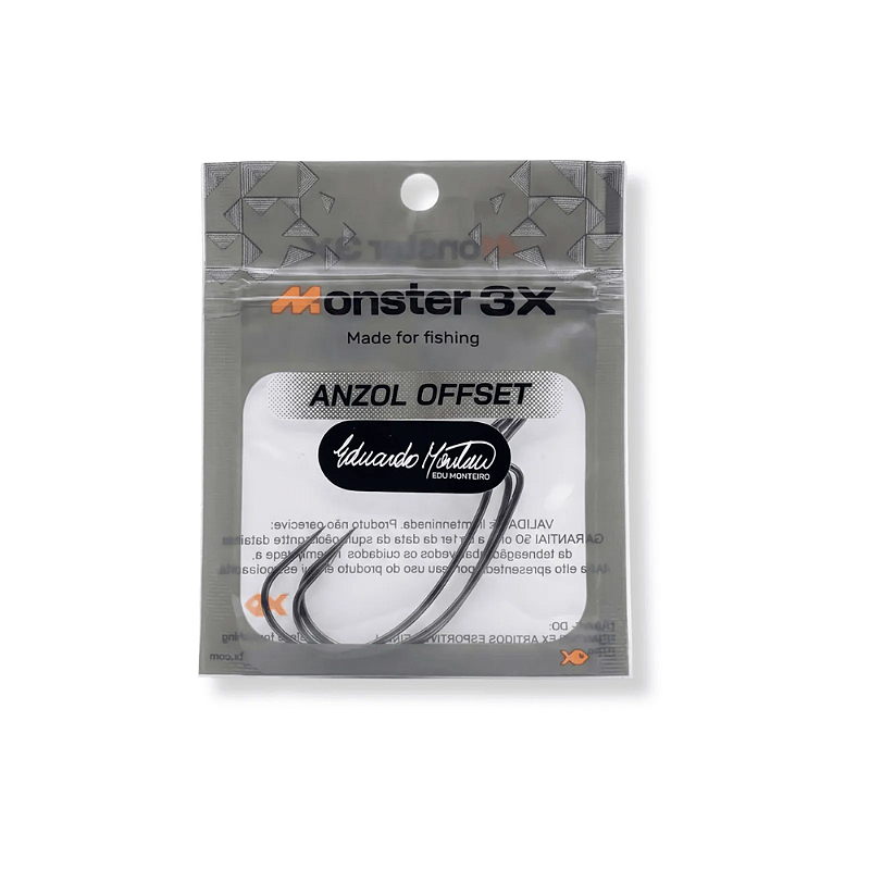 MOSNTER 3X FISHING ANZOL OFFSET EWG M3X PRO 12/0 2UN