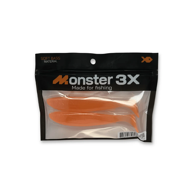 MONSTER 3X FISHING ISCAS SHADS GOLDEN SHAD 15CM 2UN  ORANGE