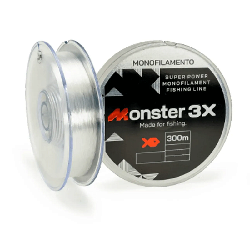 MONSTER 3X LINHA  MONOFILAMENTO 4.0 33MM 14.7LB 6,7KL 300M