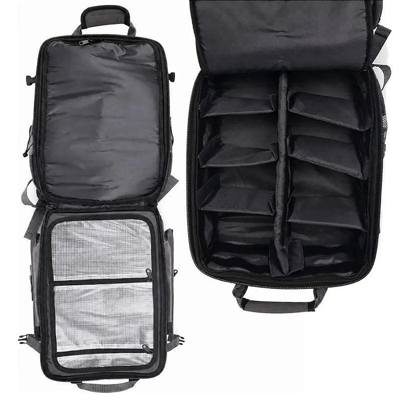 DAISEN MOCHILA COM 03 ESTOJOS BLACK