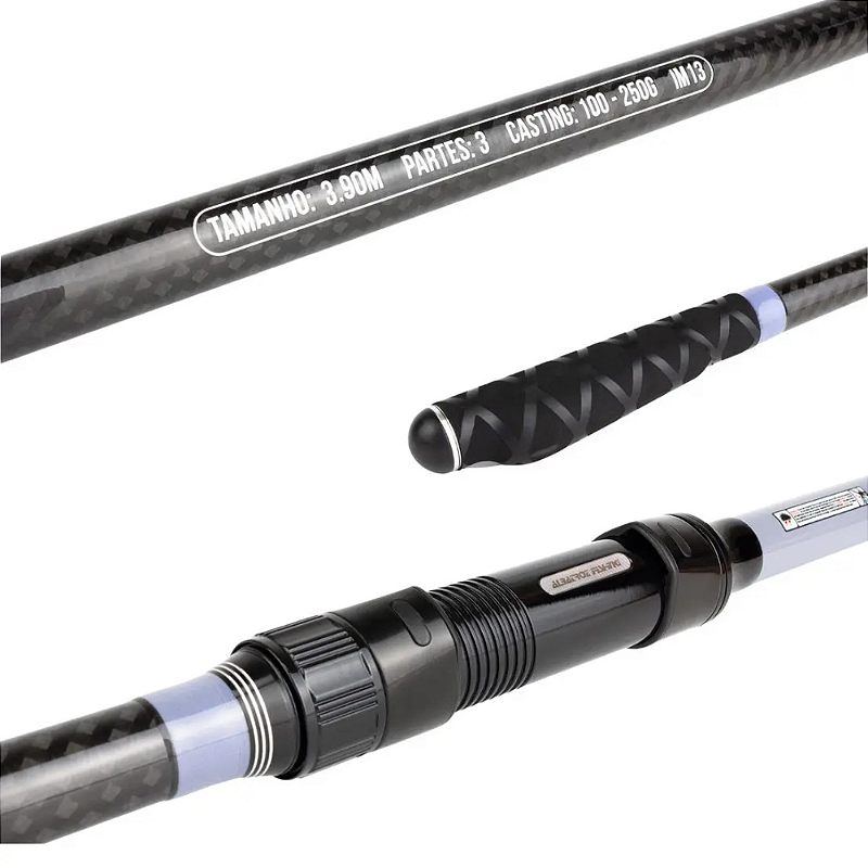 ALBATROZ VARA CARBON SURF 4203 4.20M MOLINETE 100-250G 3P
