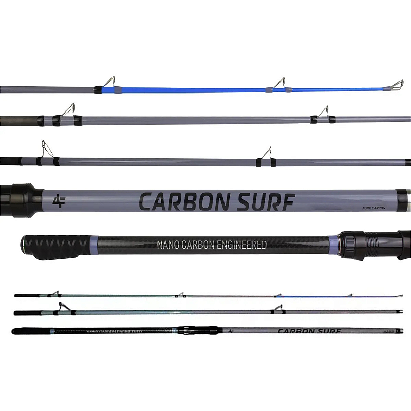 ALBATROZ VARA CARBON SURF 4203 4.20M MOLINETE 100-250G 3P