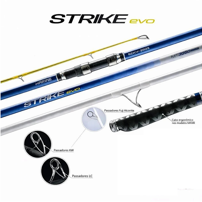 MARINE VARA STRIKE EVO SELC-4203 MOLINETE 4.20M 100-200G 3P