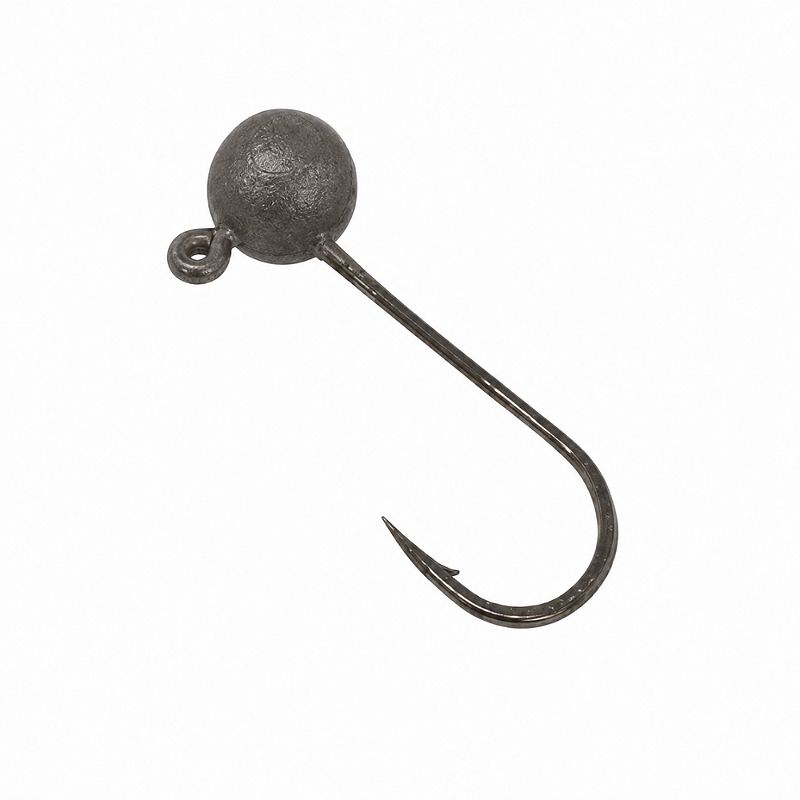 CHUMBADA ANZOL JIG HEAD 3/0 90° ESFERICO 4G NATURAL 1UN