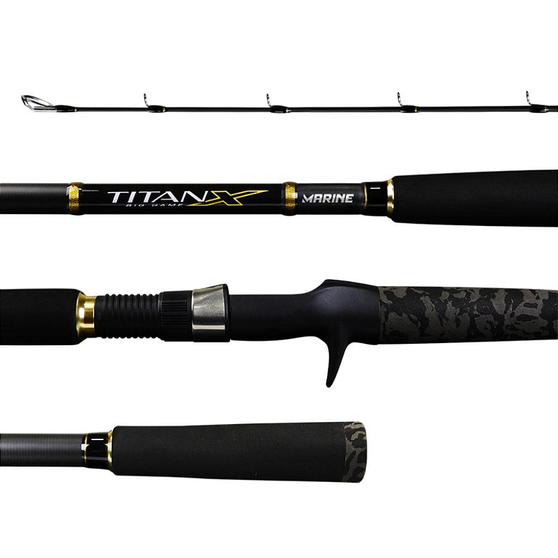 MARINE VARA TITANX BG C802H CARRET 80' 2.44M 20-40LB 2PARTES