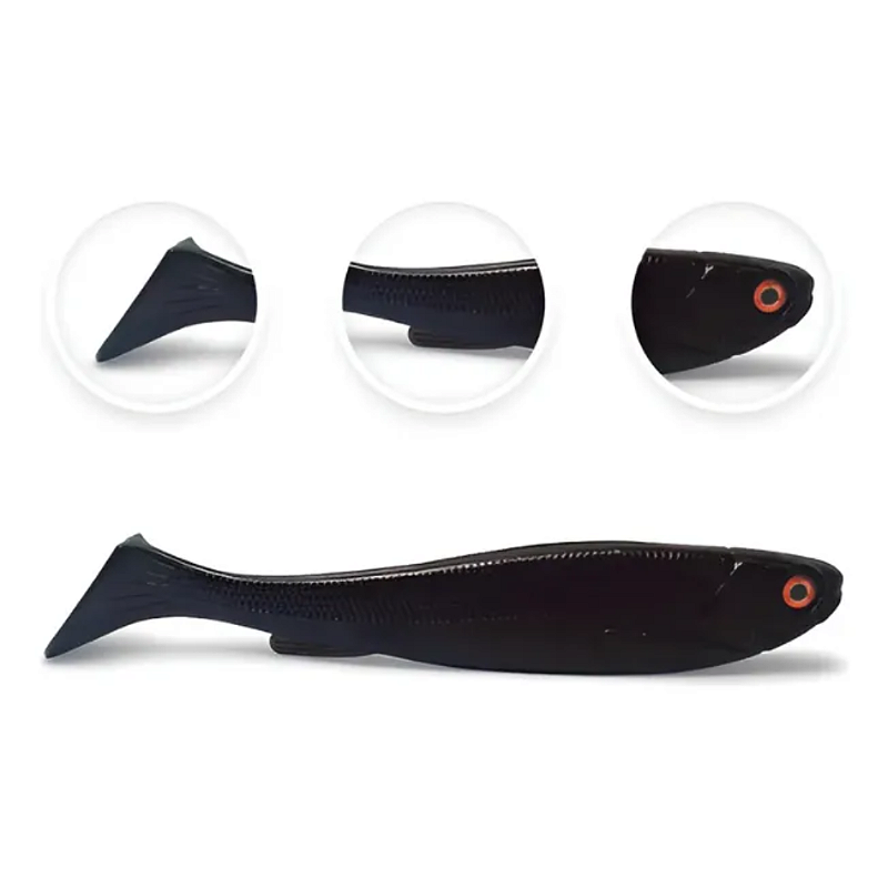 MONSTER 3X ISCAS SHADS YOSHI 10,5CM BLACK 3UN