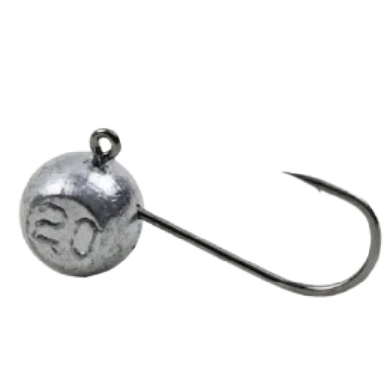 CHUMBADA ANZOL JIG HEAD 3/0 90° FACETADA 20G NATURAL