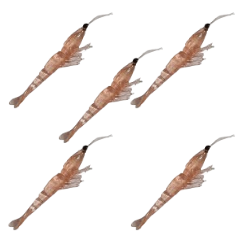 KIT PIRATAS FISHING REALITY COR LARANJA 7,5CM 5UN