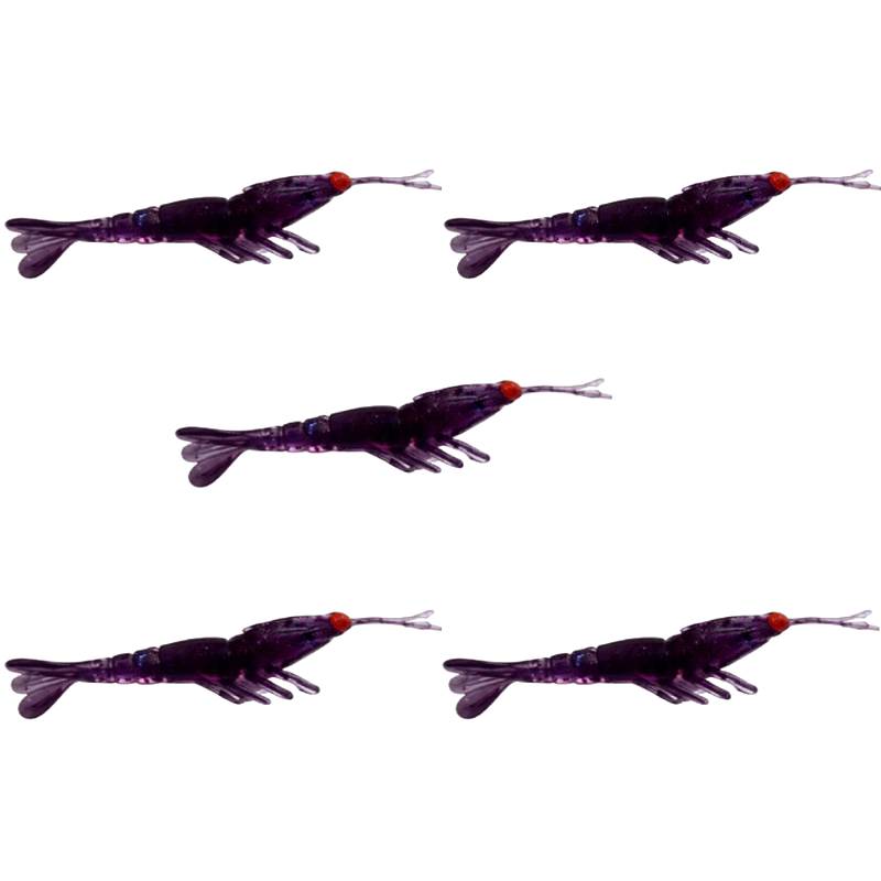 KIT PIRATAS FISHING REALITY COR ROXO 8,5CM 5UN