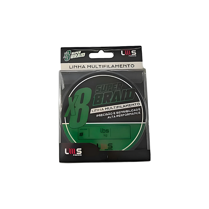 LUMIS LINHA MULTIFILAMENTO 300M 8X 50LB 0,35MM VERDE