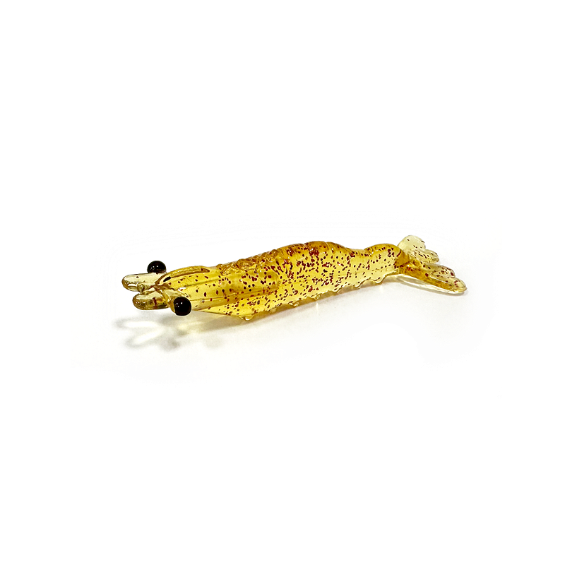 MONSTER 3X ISCAS CAMARÕES PRO-X COR RED CHÁ 13G 7CM 3UN