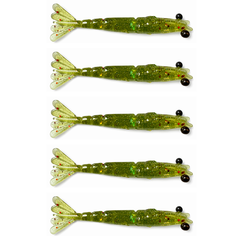 KIT 5 UN PIRATAS FISHING TURBO AZEITO 7,5CM