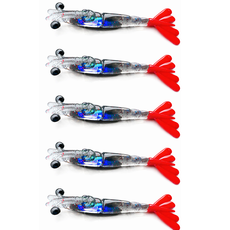 KIT 5 UN PIRATAS FISHING TURBO APACHE 7,5CM