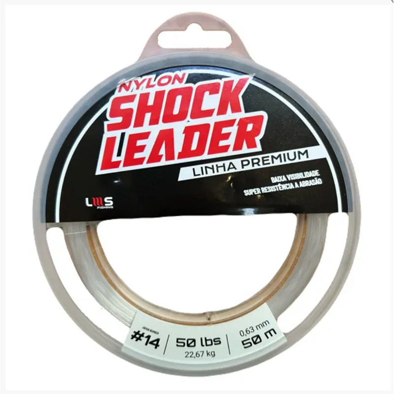 LUMIS LINHA NYLON SHOCK LEADER 50M 0,74MM 70LB