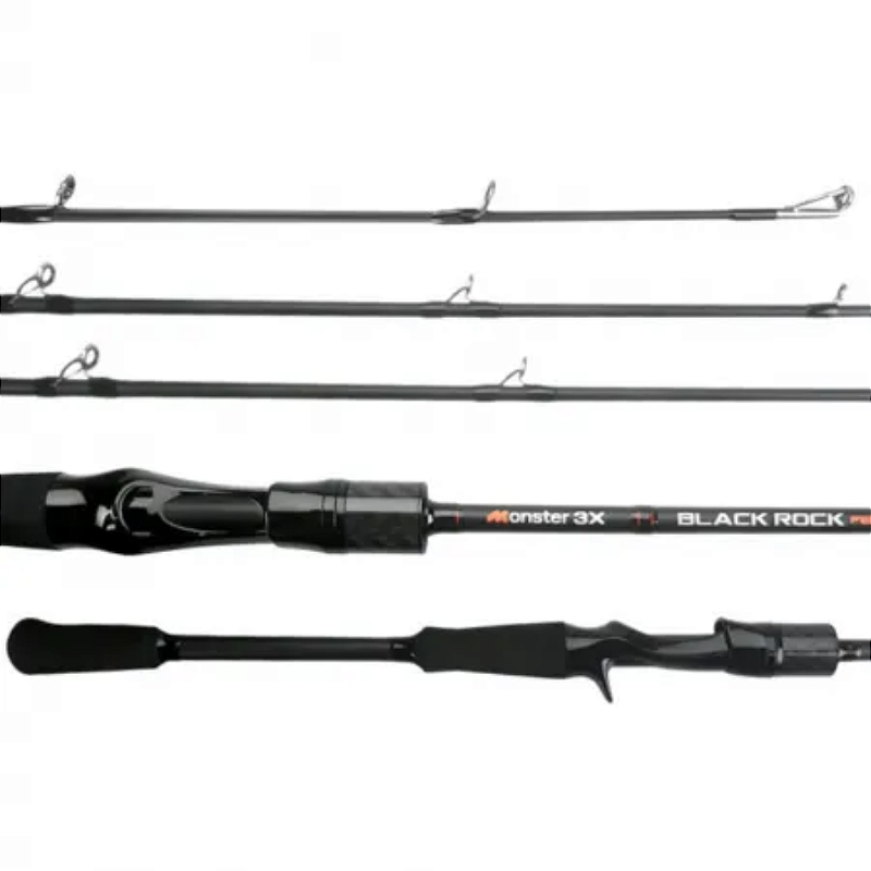 MONSTER 3X VARA DE PESCA DARK PEPPER 10g 6'3" 12LBS CAST 1PC