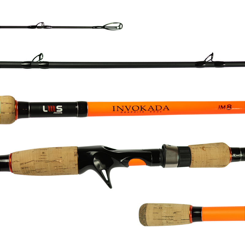 LMS VARA INVOKADA PRO CAST 8'0" 60-170G 20-50LB2PCS ORANGE