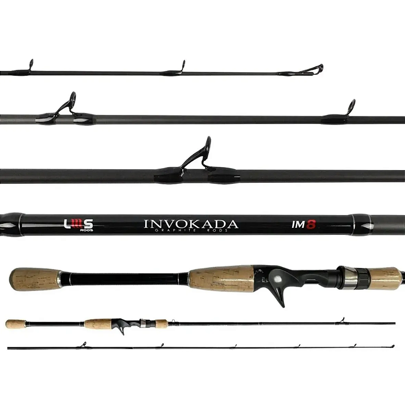 LMS VARA INVOKADA IM8 6'0" CAST 4-10G 4-10LB 1PC