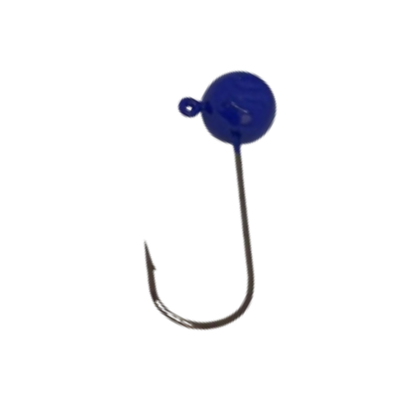 CHUMBADA ANZOL JIG HEAD 3/0 90º ESFÉRICO 8G AZUL BIC