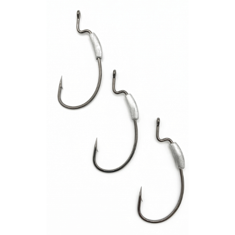 MONSTER 3X ANZOL OFFSET LASTREADO PRO 3/0 6G 3UN