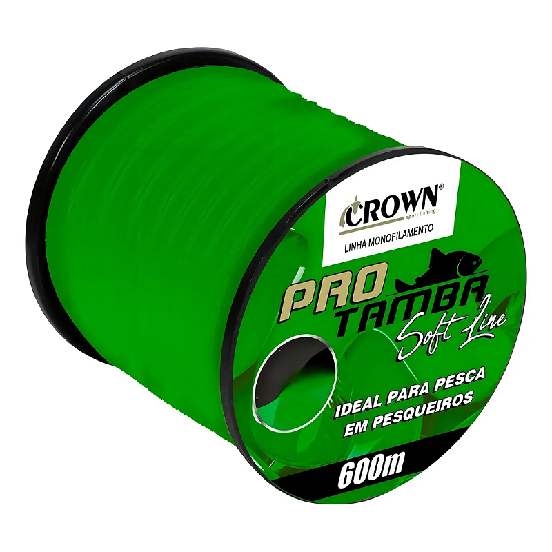 CROWN LINHA MONO PRO TAMBA SOFT GREEN 33MM 22LBS 600M 1UN