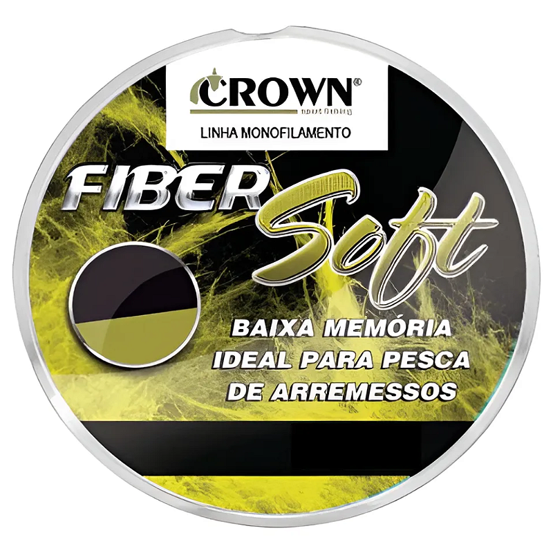 JOGA CROWN LINHA MULTI FIBER SOFT YELLOW 0,37MM 27LB 500M 1UN