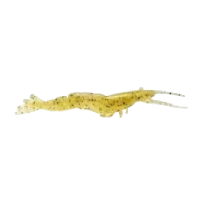 MONSTER 3X ISCAS CAMARÕES X REAL 5G 10CM COR CHÁ DOURADO 2UN