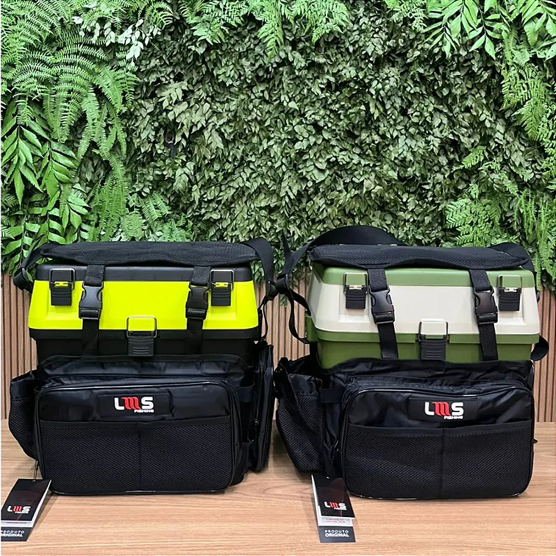 LMS BOLSA DE PLASTICO COM ALCA MOCHILA BOX RIGIDOR VERDE