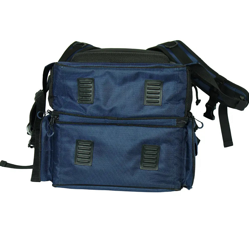 LMS MOCHILA COMMANDER NYLON C/3 ESTOJOS PRETA