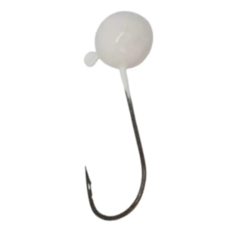 CHUMBADA ANZOL JIG HEAD 3/0 90º ESFÉRICO 12G BRANCO