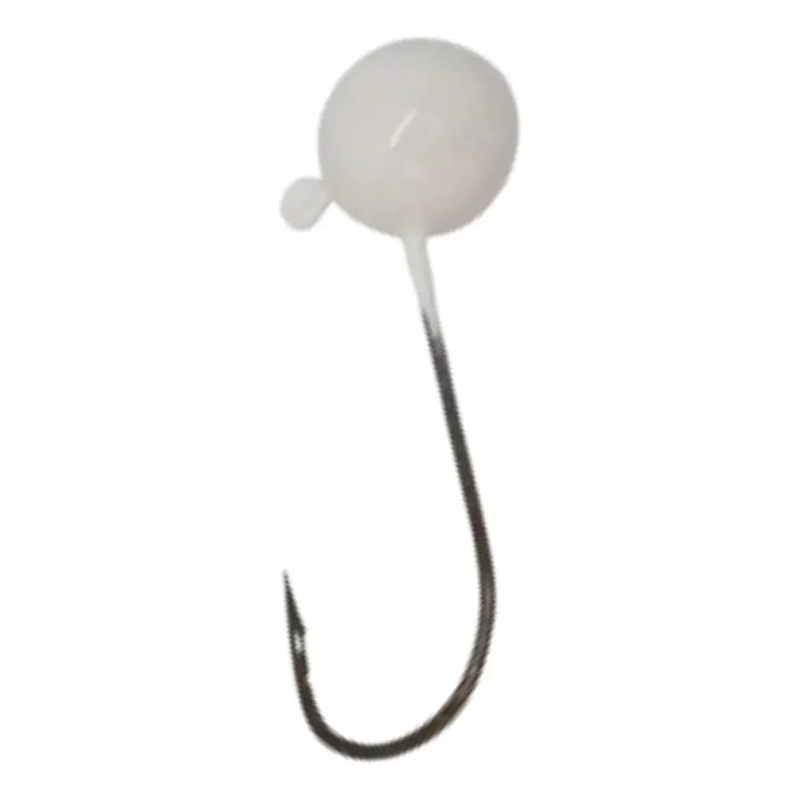 CHUMBADA ANZOL JIG HEAD 90° 3/0 ESFÉRICO 15G BRANCO