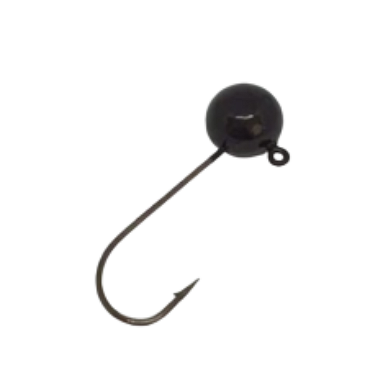 CHUMBADA ANZOL JIG HEAD 4/0 60° ESFERICO PRETO 10G