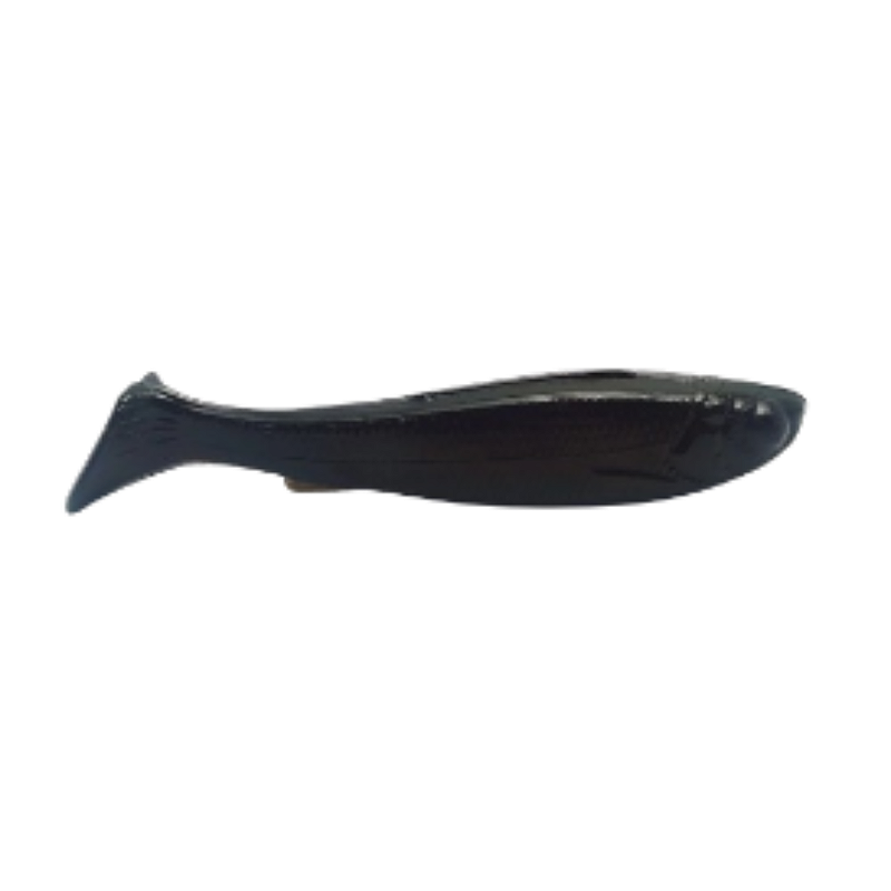 MONSTER 3X ISCAS SHADS YOSHI 7,5CM 10G COR BLACK 3 UN
