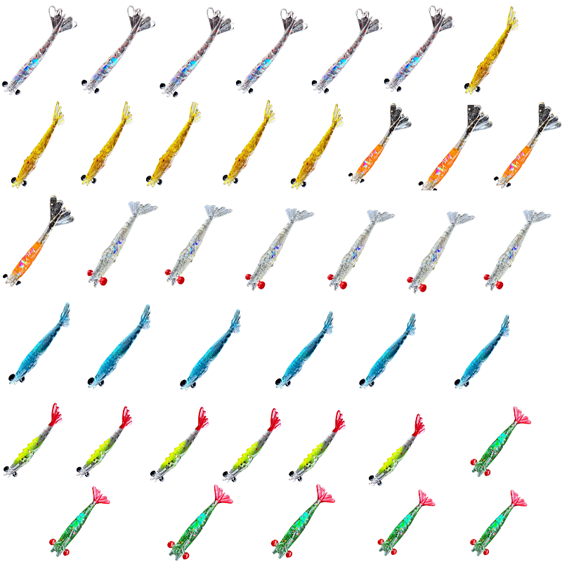KIT 40 UN ISCAS PIRATAS FISHING TURBO 7,5CM 8,5CM 9,5CM