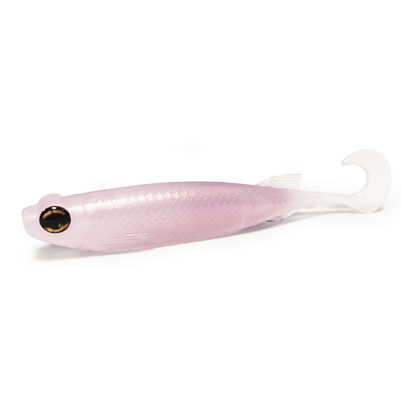MONSTER 3X ISCAS SLOW SHAD PINK SHINE 3unid 12CM